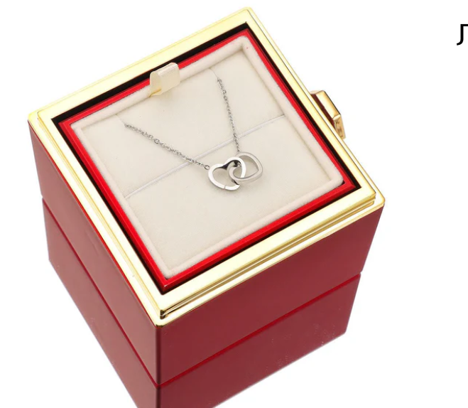 Eternal Rose With Engraved Necklace Gift Set