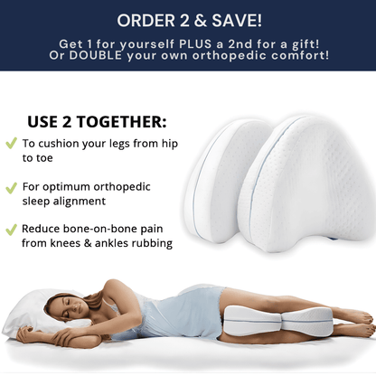 AlignRest™ Hip & Spine Alignment Pillow for Side Sleepers