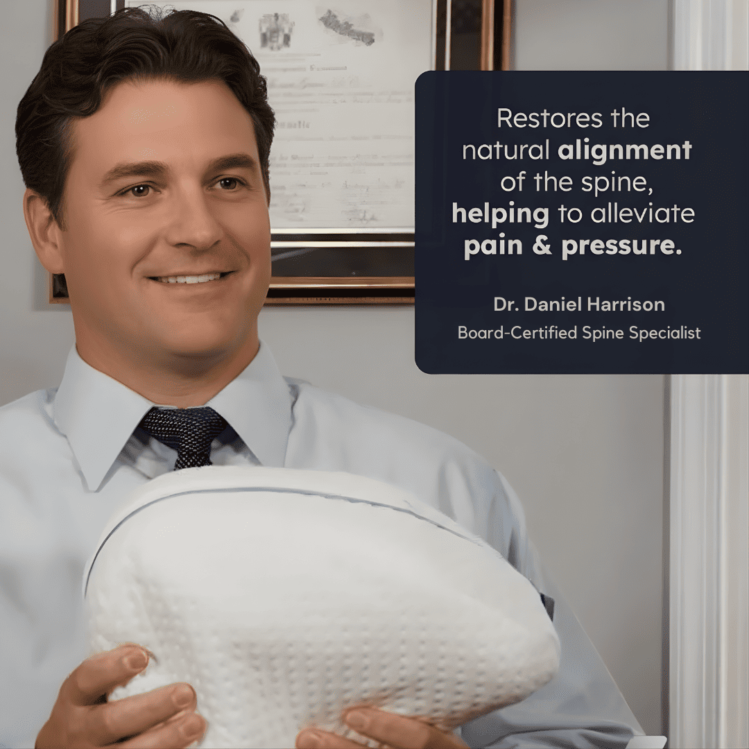 AlignRest™ Hip & Spine Alignment Pillow for Side Sleepers