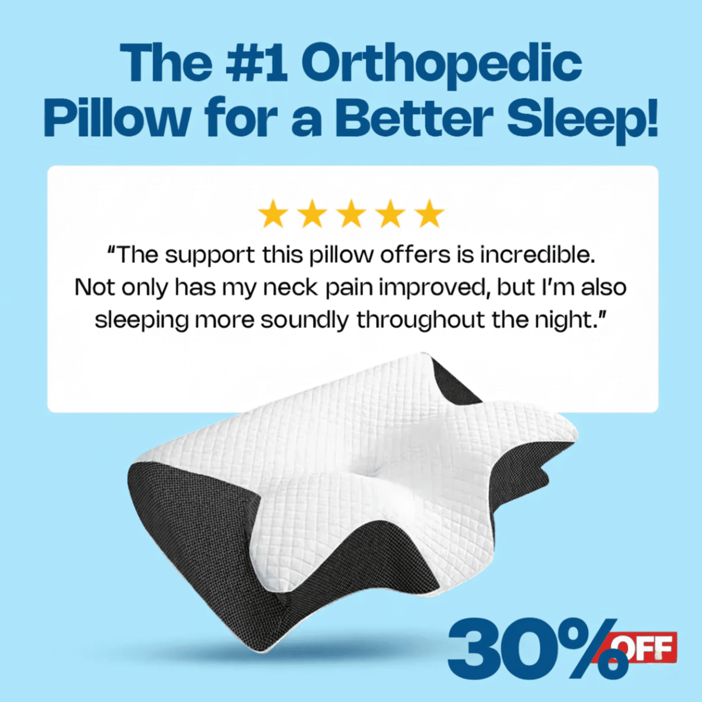 virezaa Neck Relief Orthopedic Pillow